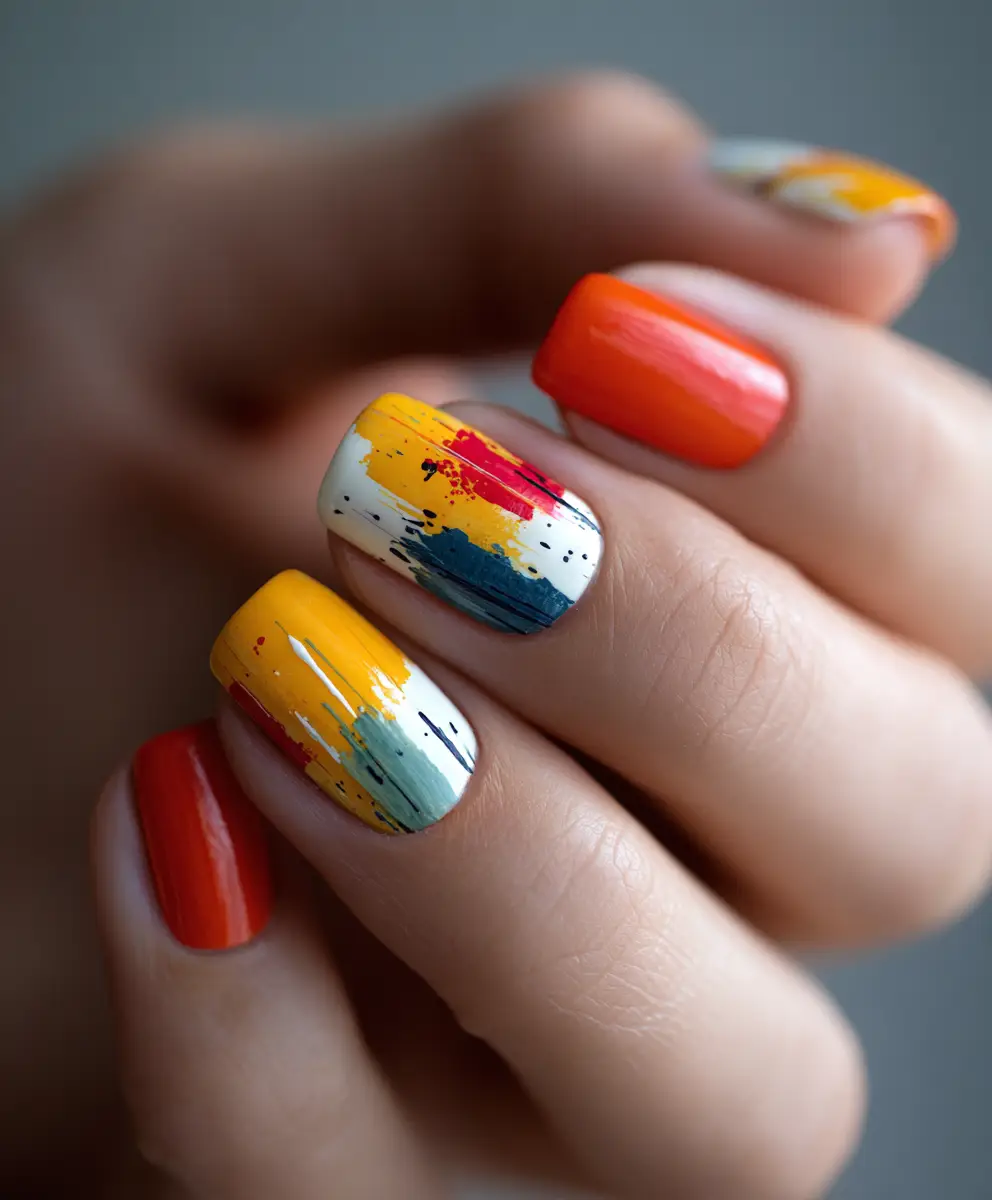 Abstract Brush Strokes