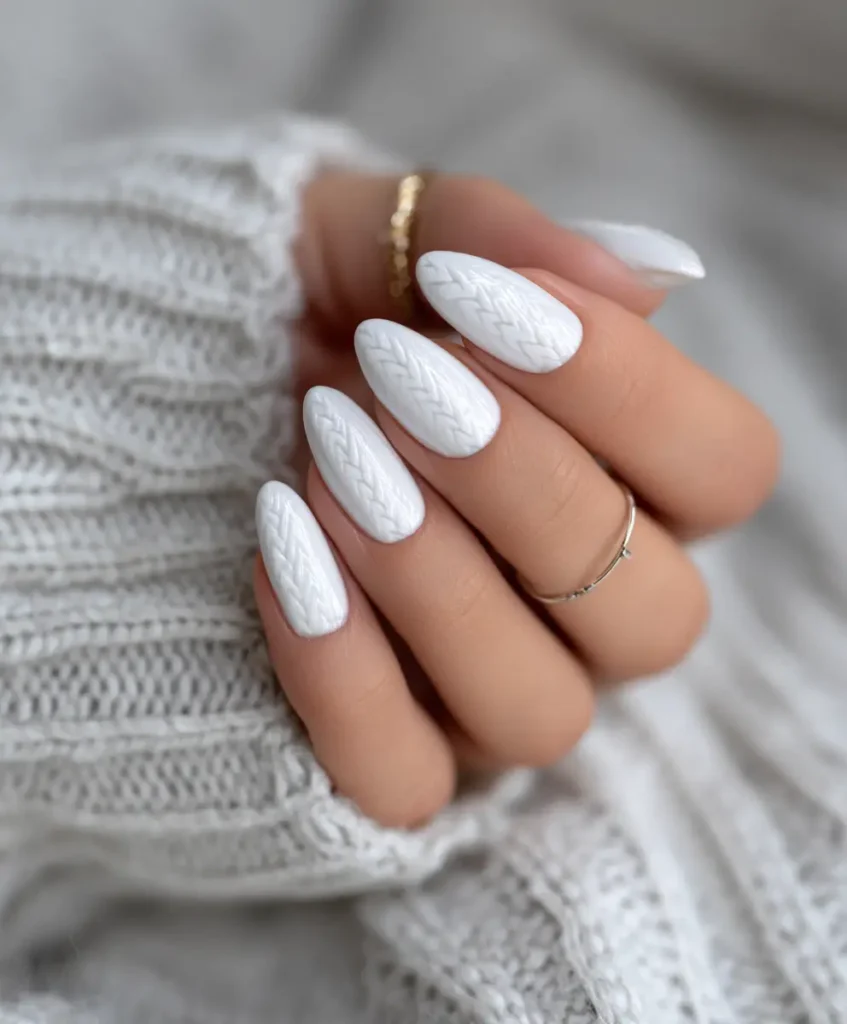 All-White Almond Shape