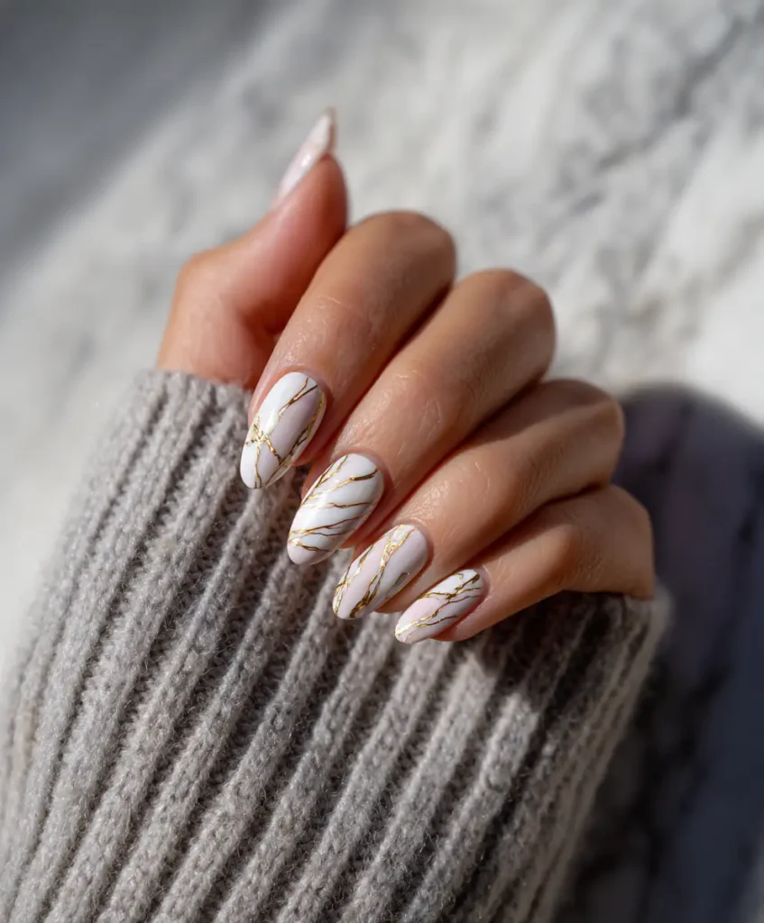 Almond with Minimalist Lines – Modern Instagram Favorite