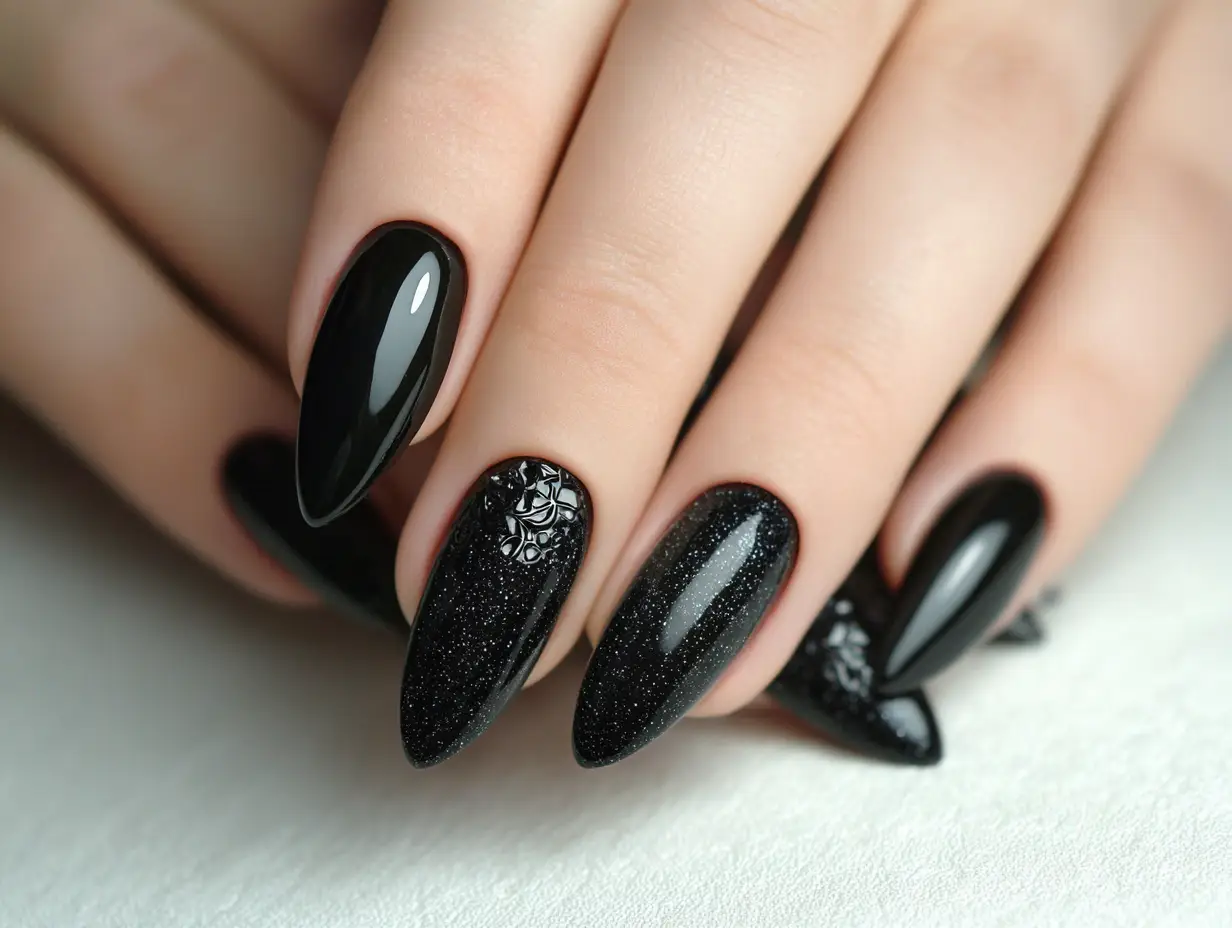 Black Nails Designs That Prove Dark Shades Are Always in Style