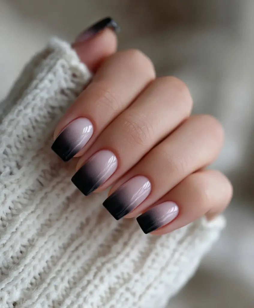 Bold Black Ombre