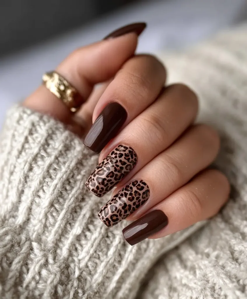 Brown Animal Print