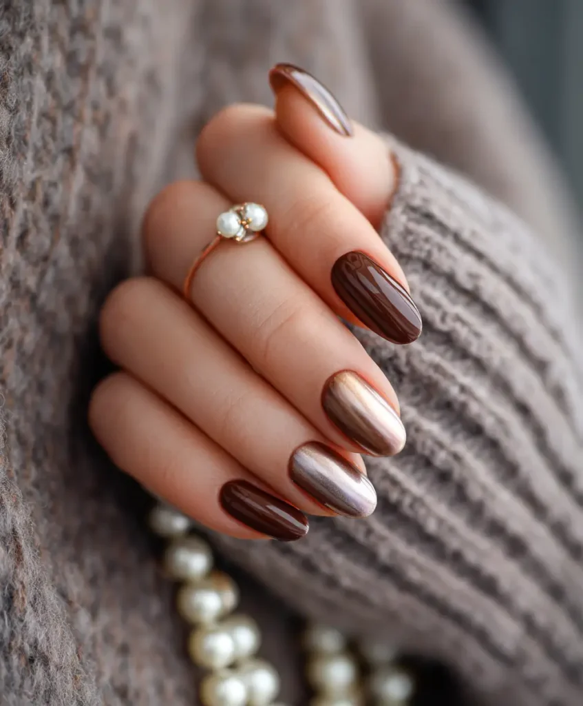 Brown with Pearl Finish
