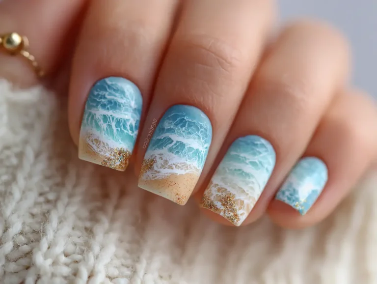 Chic Beach Nails Designs