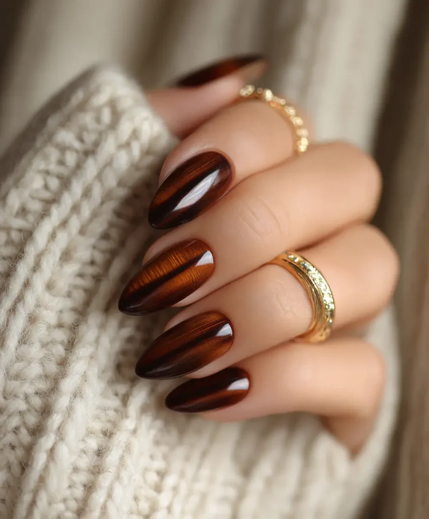 Chocolate Brown Cat Eye