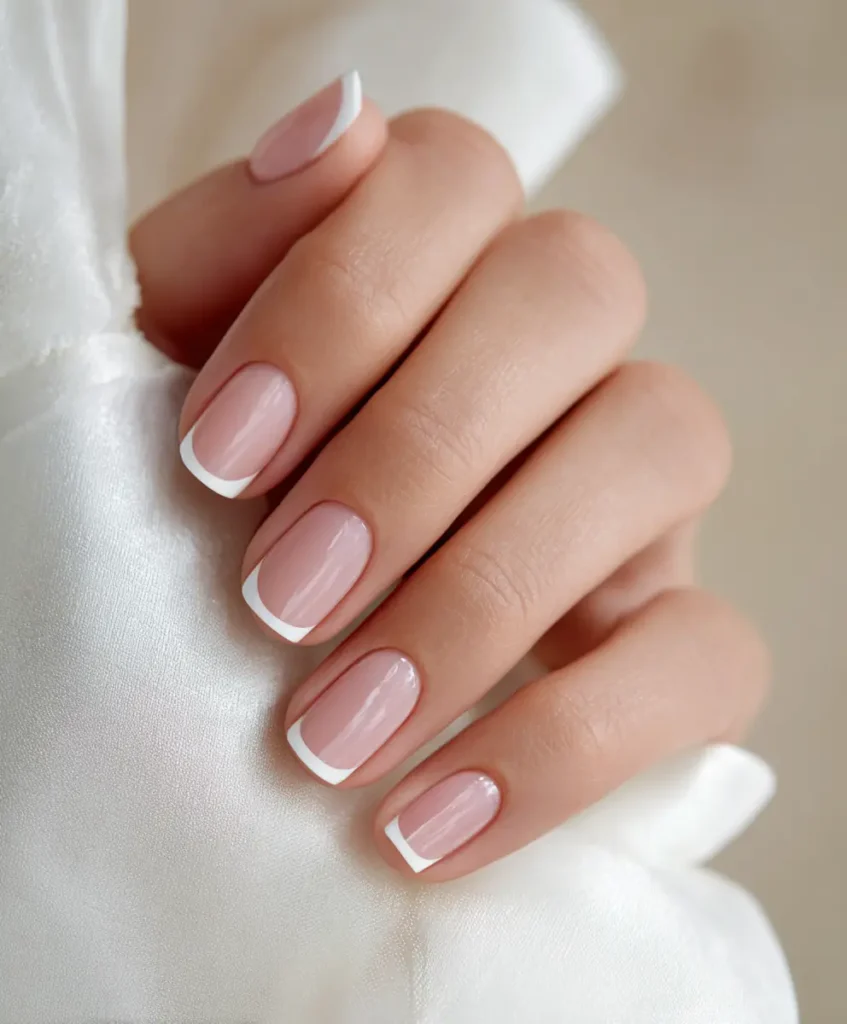 Classic French Tips with a Modern Twist