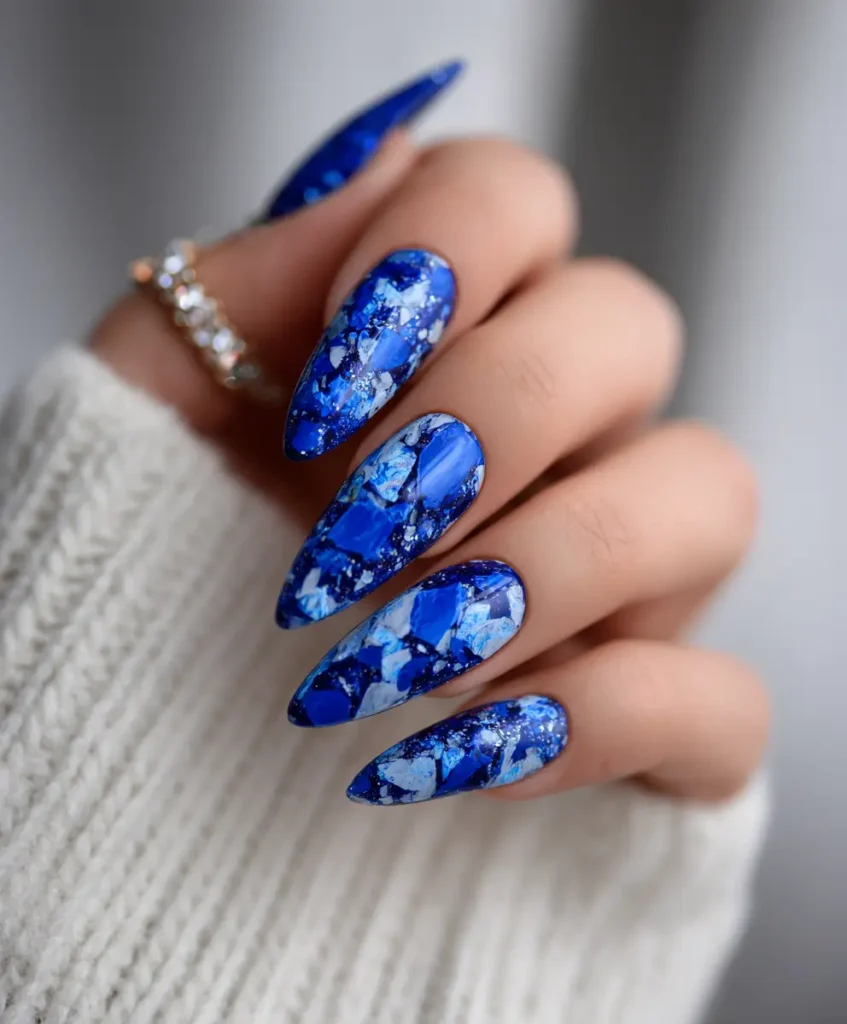 Cobalt Blue Power Nails