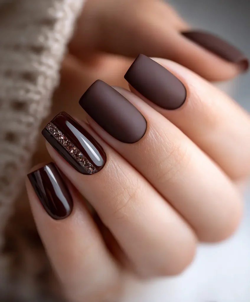 Espresso Matte with Glossy Accents