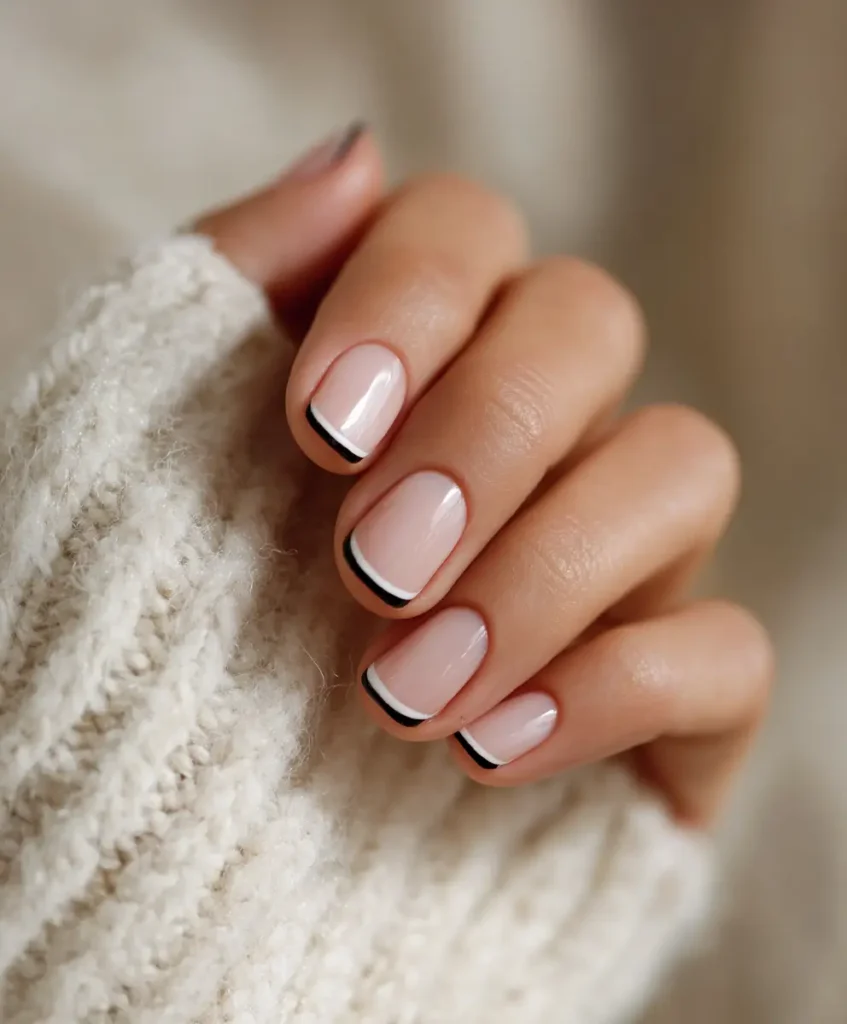French Gel Manicure