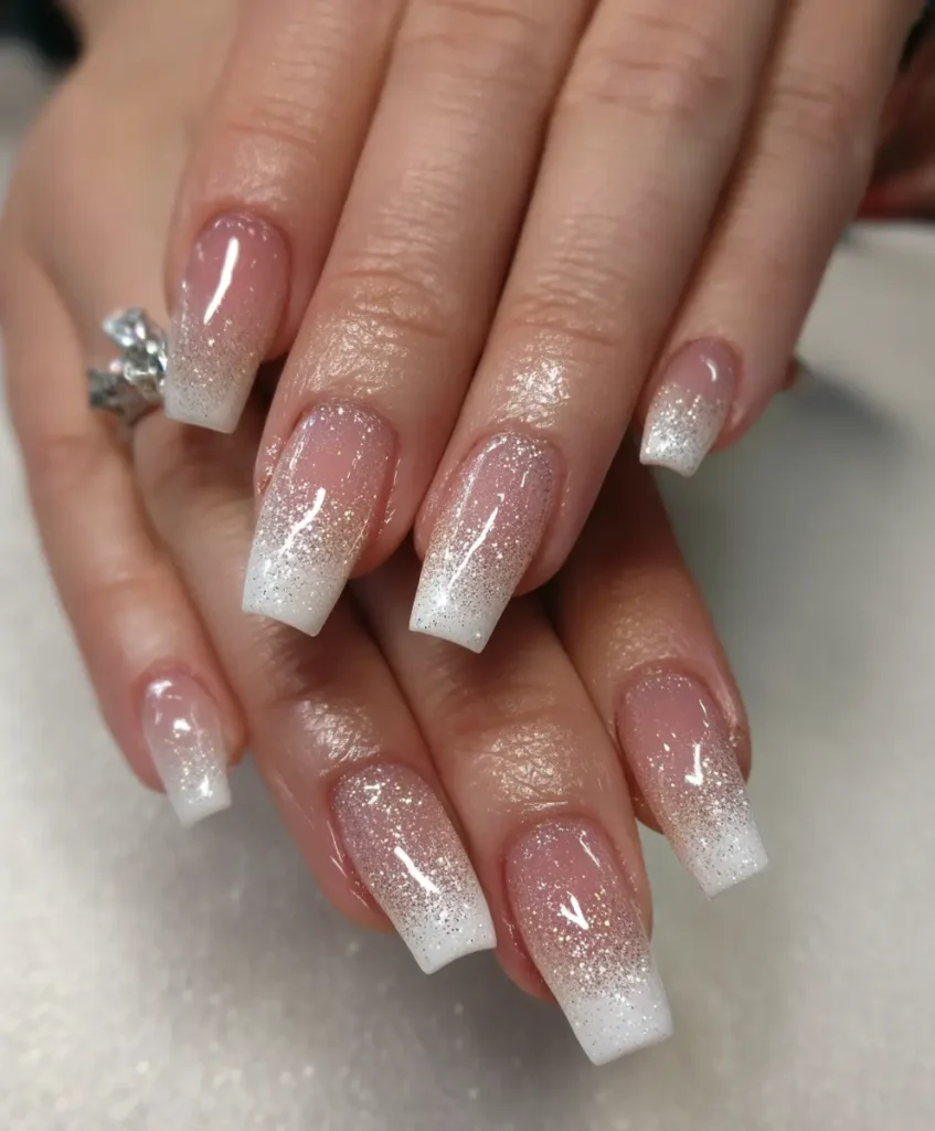 Frosted Acrylic Nails