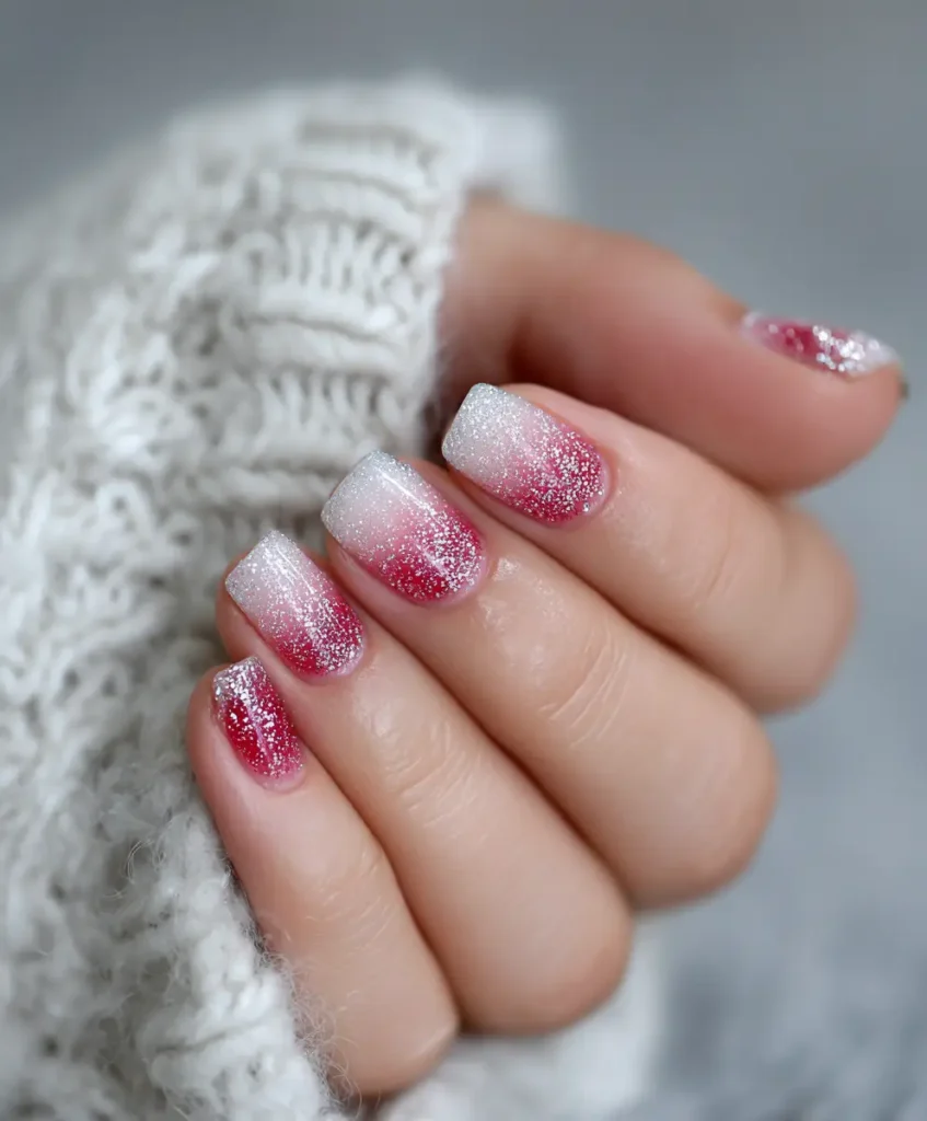 Frosted Glitter Ombre