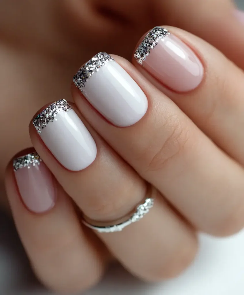 Glitter-Edged Squares