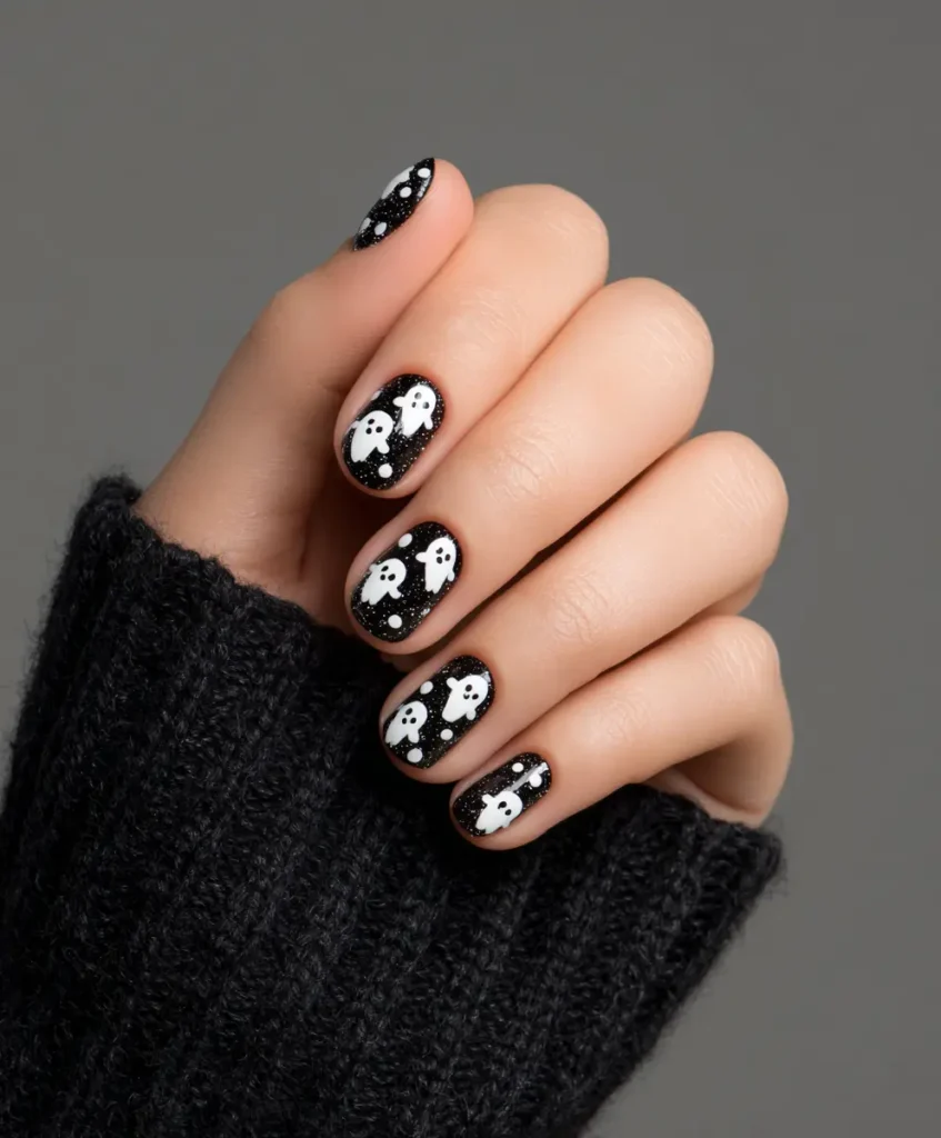 Glittery Ghost Accents