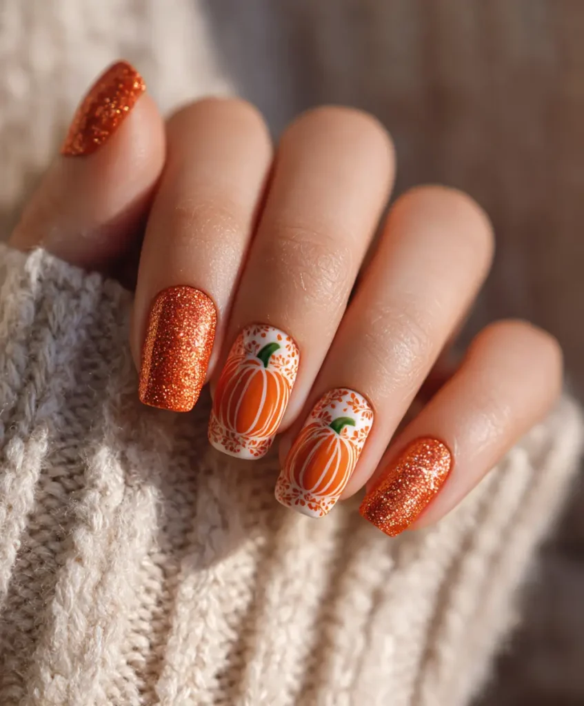 Glittery Pumpkin Spice