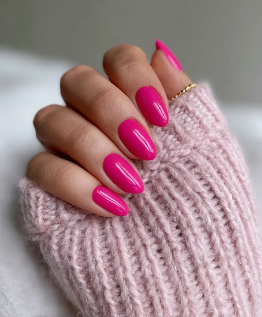 Glossy Hot Pink Statement