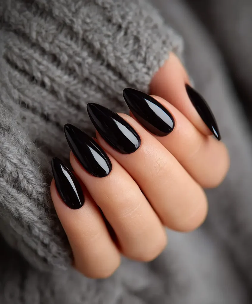 Glossy Jet-Black Acrylics