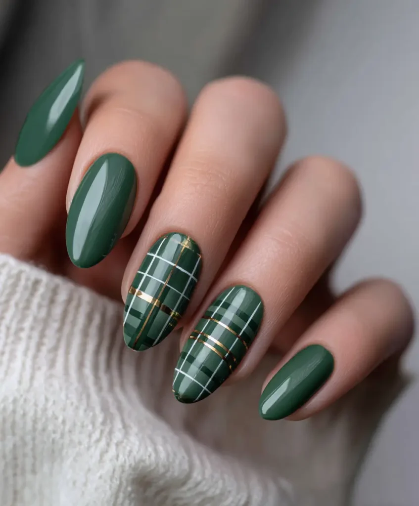  Green Plaid Design