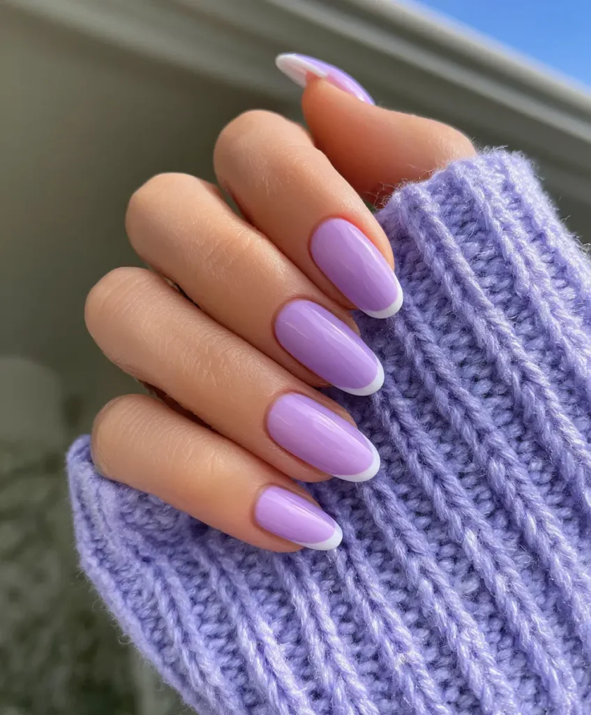 Lavender French Tips