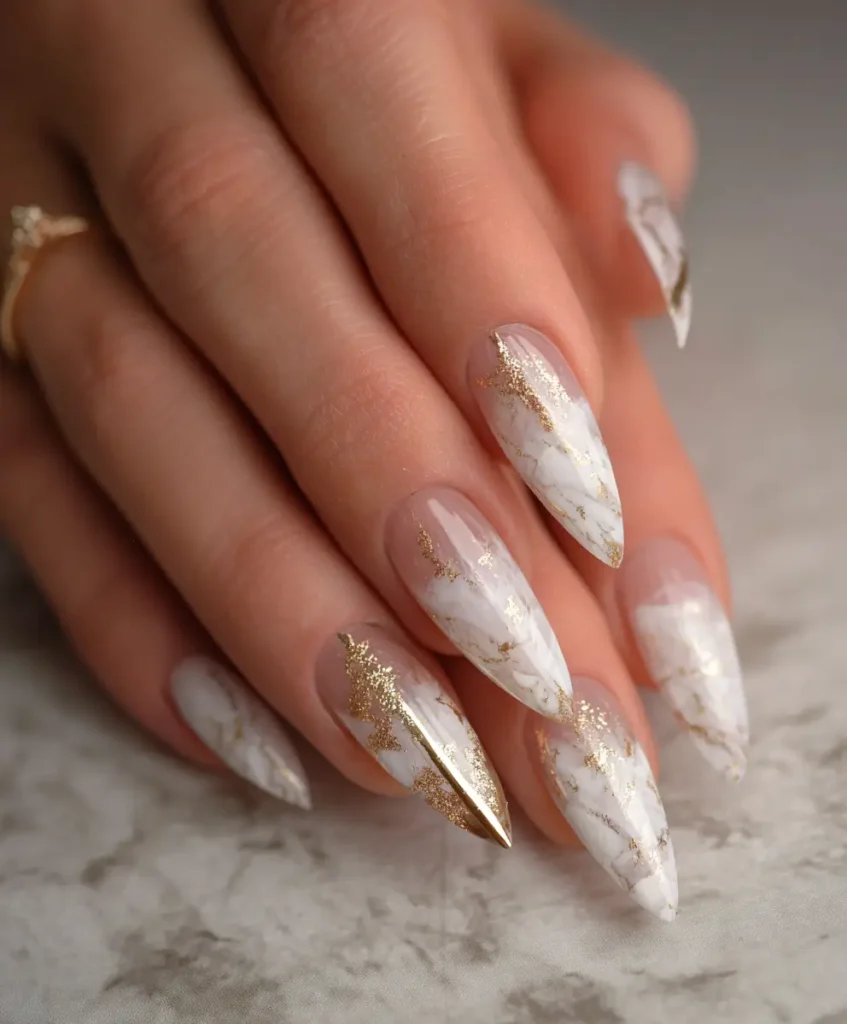 Mismatched Acrylic Manis