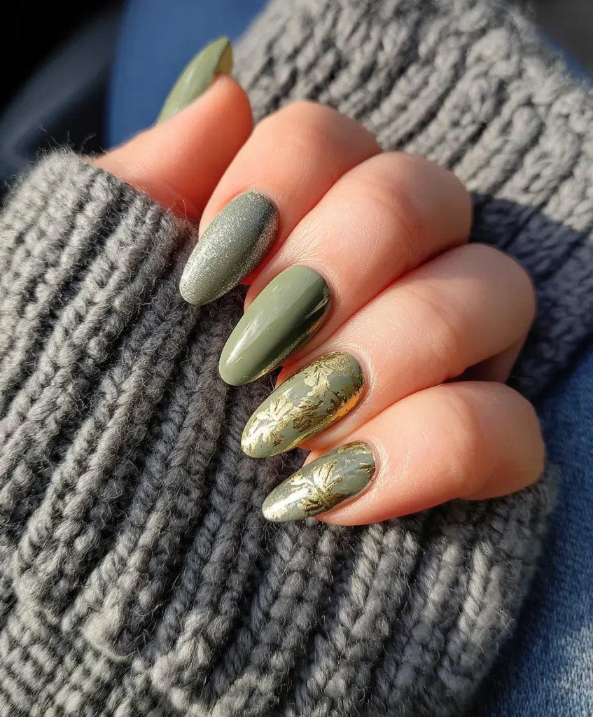 Mismatched Green Tones