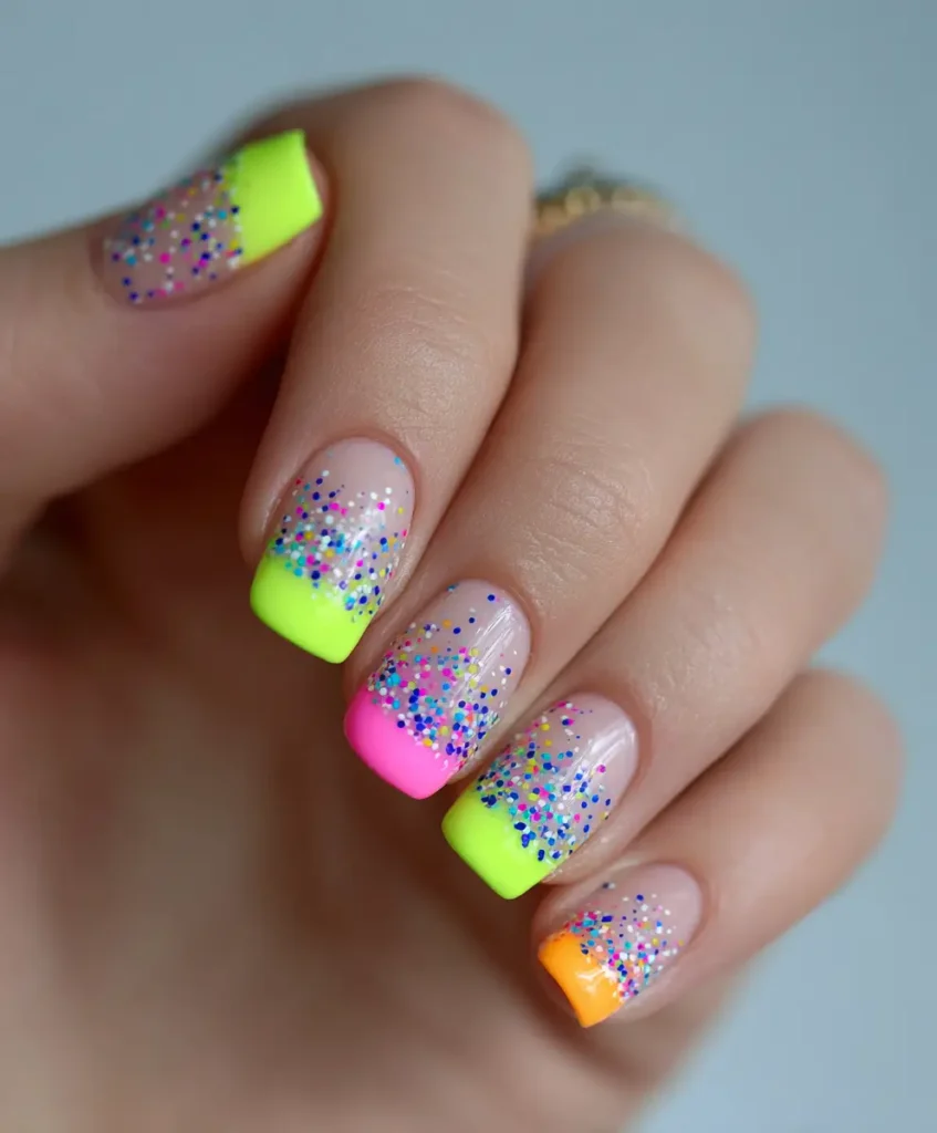  Neon Pop Nails