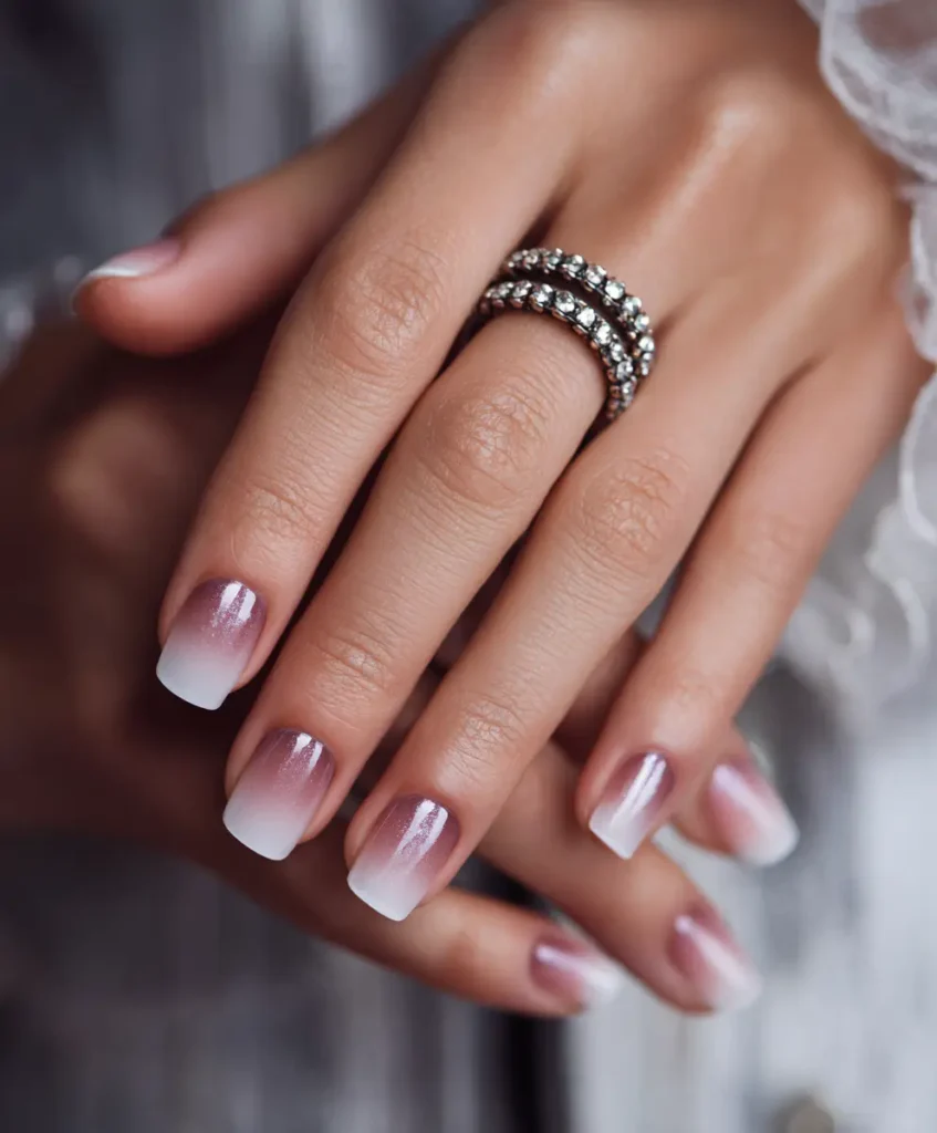 Ombre with Nail Art Accents