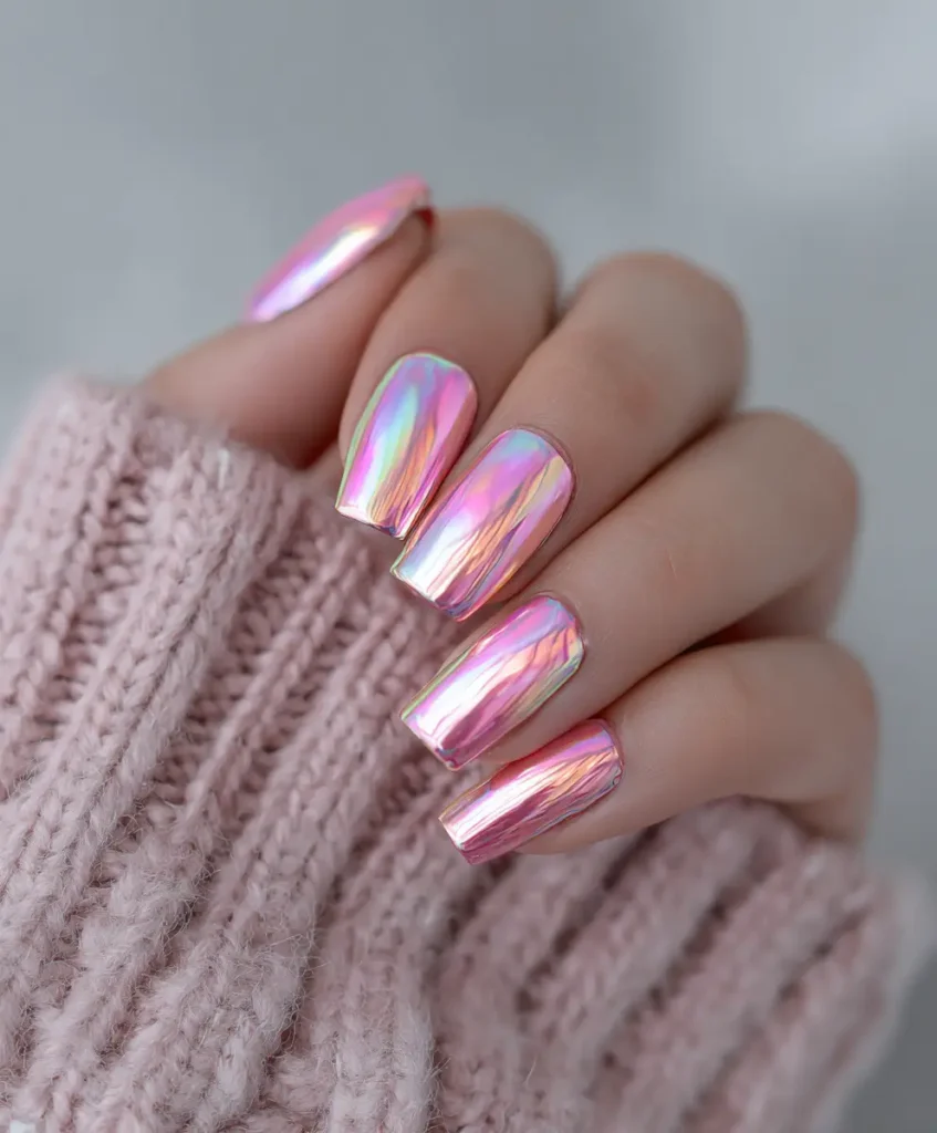 Pastel Chrome Glow