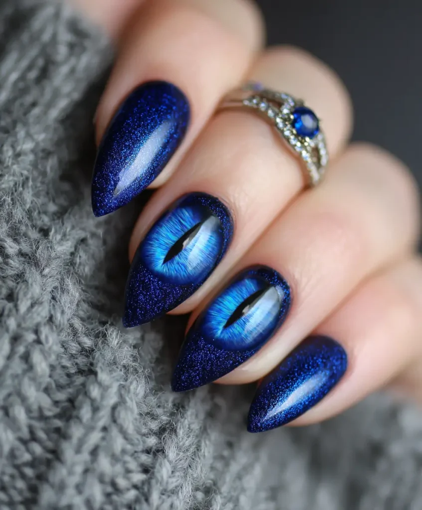 Royal Blue Cat Eye