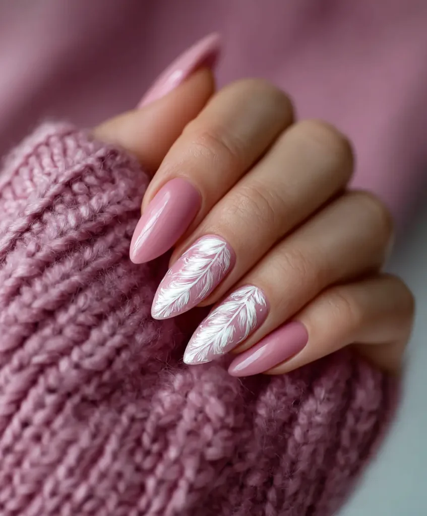 Sculptural Gel Almond Nails