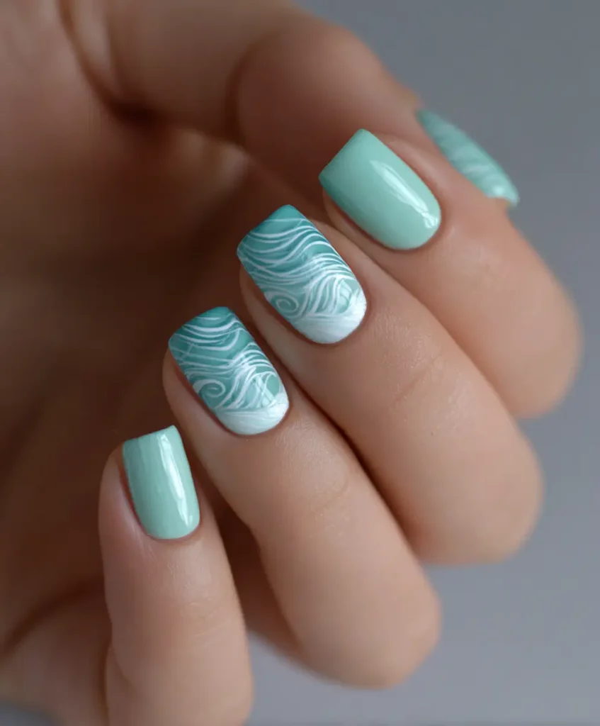 Seafoam Green Layers