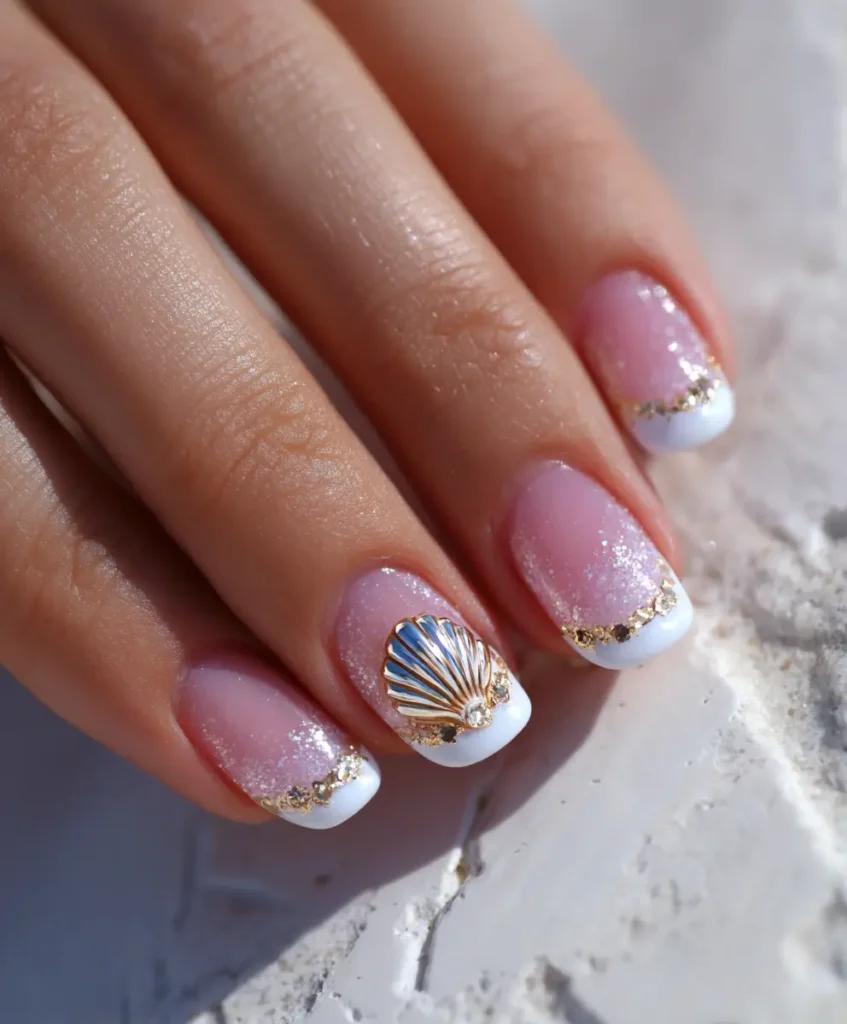 Seashell French Tips