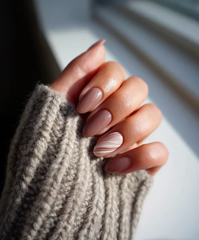 Sheer Mauve Minimalism