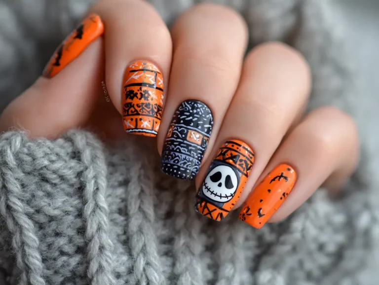 Spooky-Cute Halloween Nails Ideas That Will Complete Your Costume Look