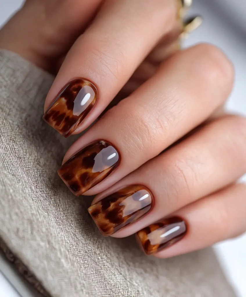 Tortoiseshell Nails
