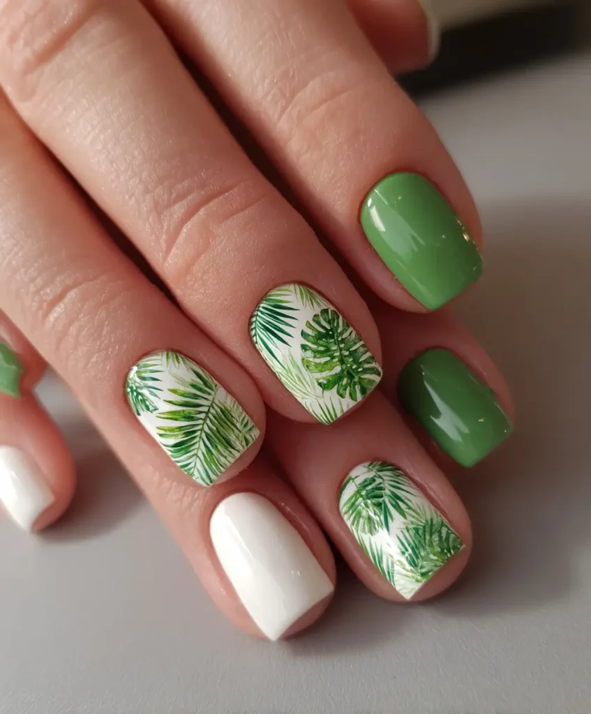 Tropical Green Palms