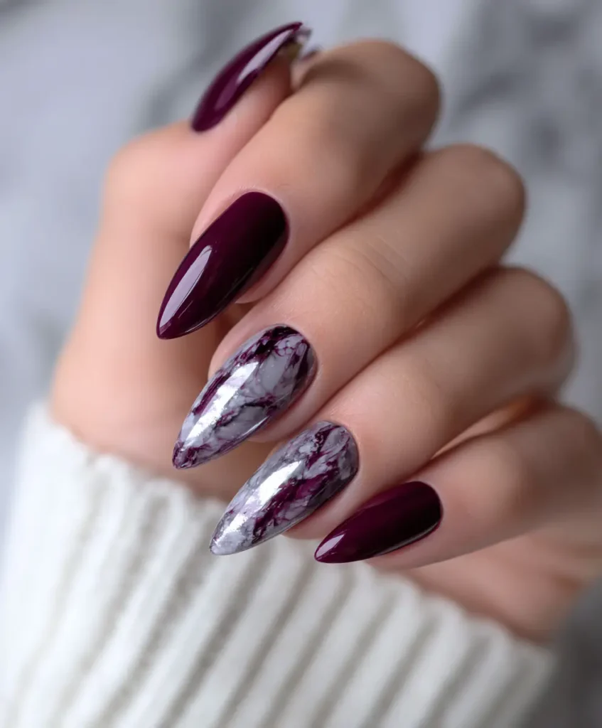Velvet Acrylic Nails