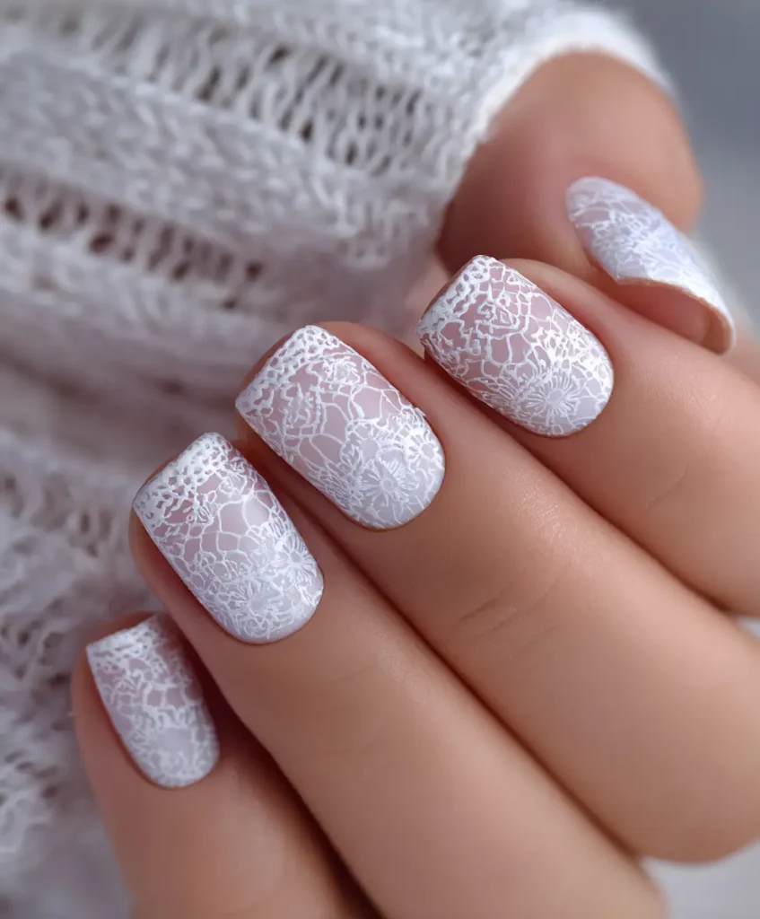 . White Lace Overlay