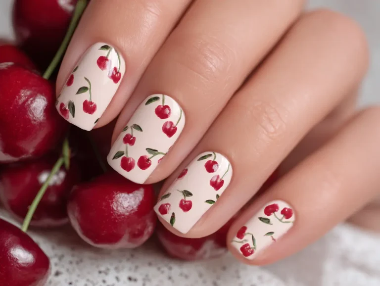 Cherry Nails Ideas