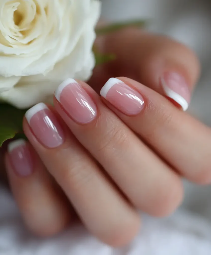 Classic French Tips with a Modern Twist