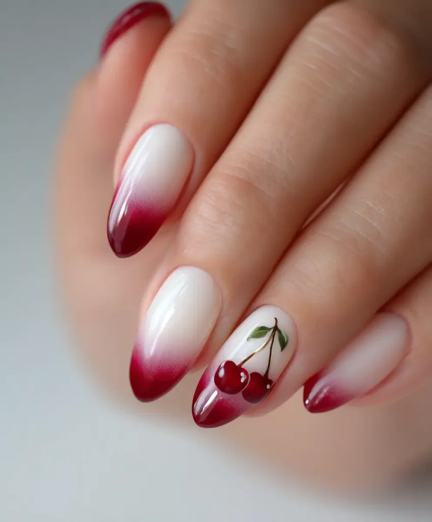  Gradient Cherry Tips