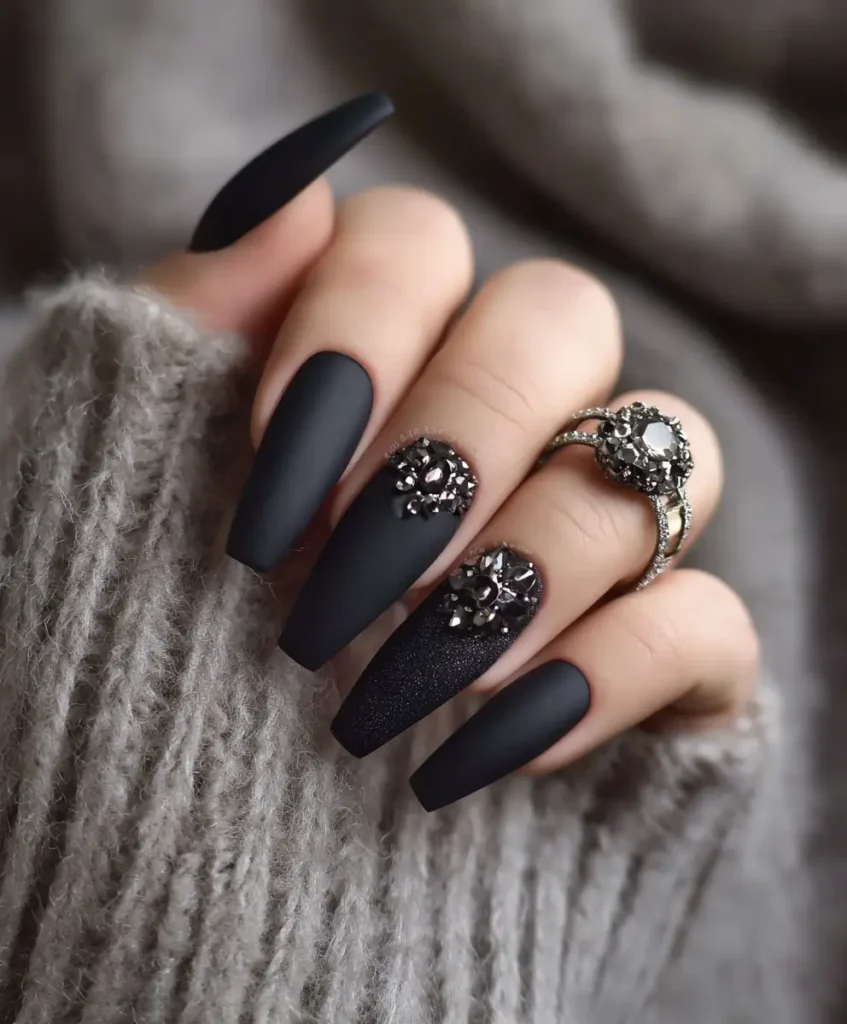 Matte Black with Glossy Accents