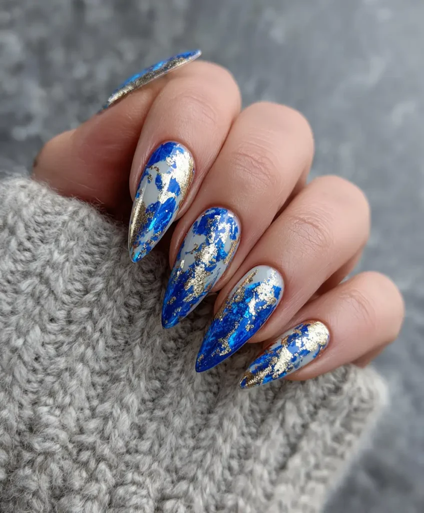 Metallic Foil Stilettos