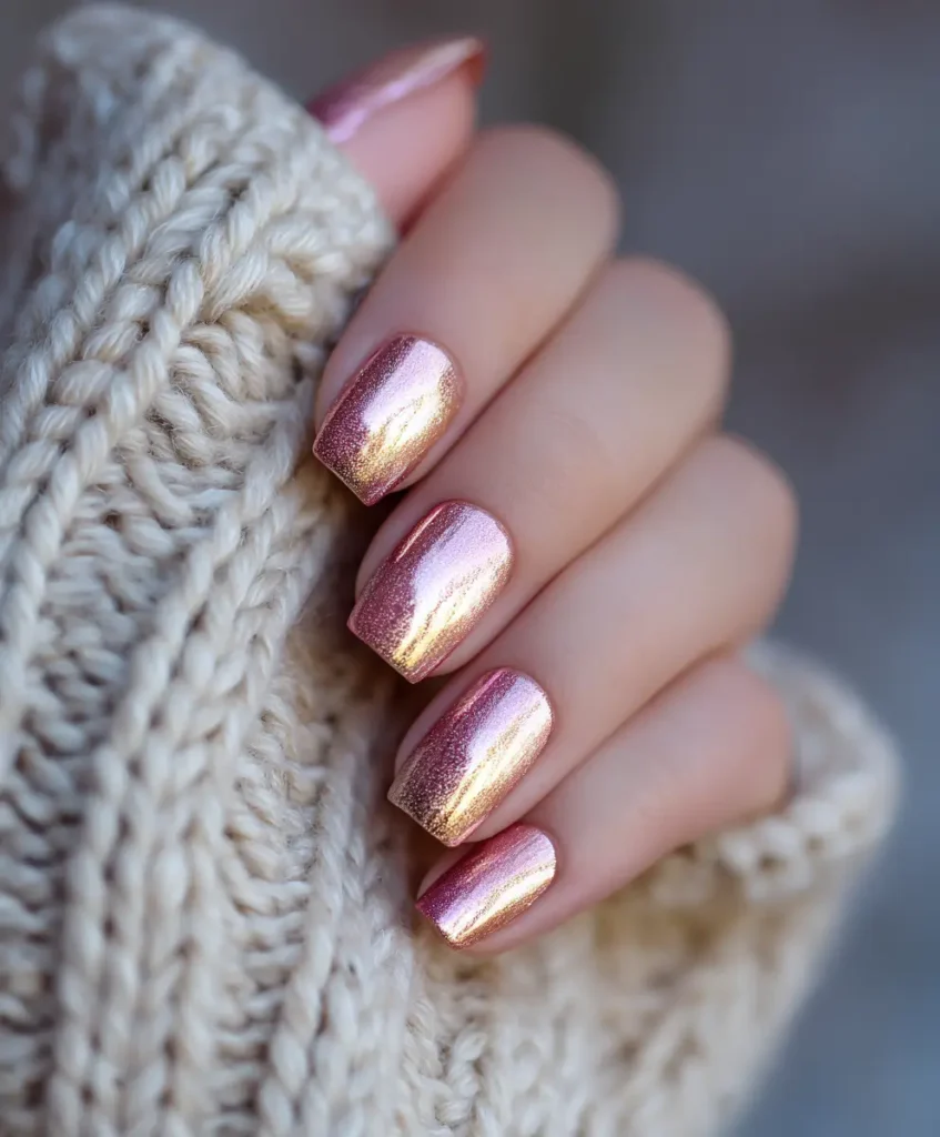 Metallic Ombré Fade