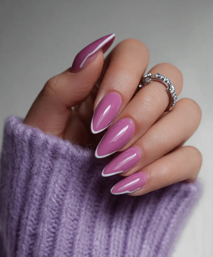 Minimal Line Art Nails