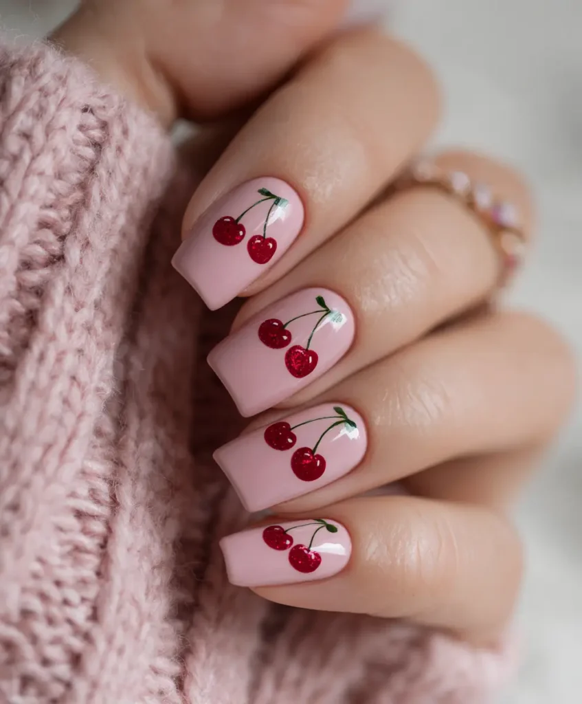 Minimalist Micro-Cherry Art