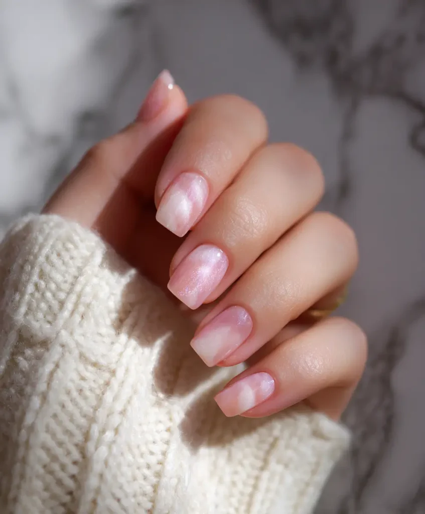 Neutral Jelly Nails