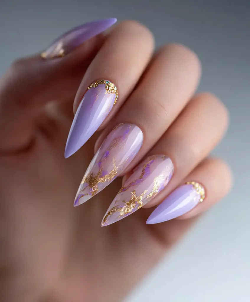 Short Stiletto Nails