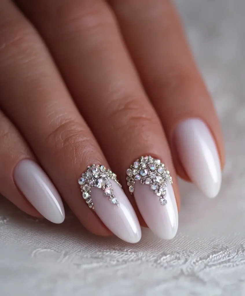 Subtle Rhinestone Embellishments